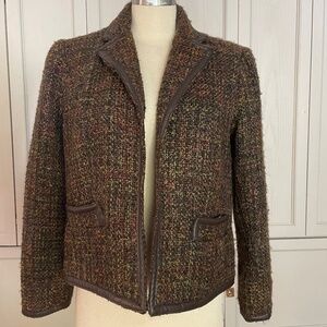 Chanel Style Short Fall Colors Blazer - XL